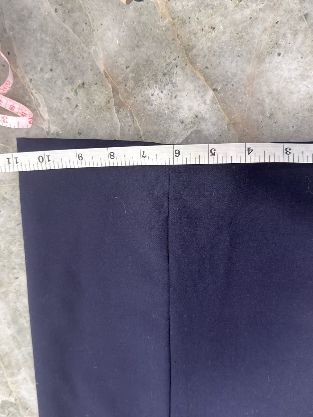 J Crew 365 Women’s Navy Slim Wide-Leg Cropped Dress Pants - Picture 9 of 9